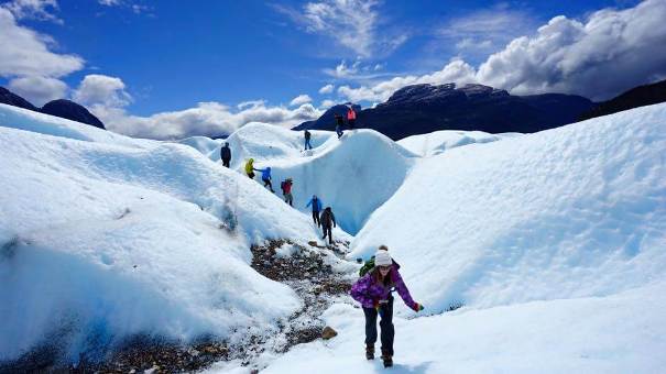 Trekking on Glaciers in Patagonia